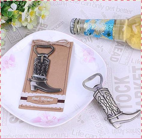 Amazon.com: Youkwer 12 PCS Unique Skeleton Cowboy Boots Shaped Bottle Opener with Escort Tag Card for Wedding Party Favors Gift & Decorations (Cowboy Boots，Bronze): Kitchen & Dining Boot Bottle Opener, Wine Favors, Beer Accessories, Wedding Bottle Opener Favors, Vintage Cowboy Boots, Christmas Party Gift, Beer Opener, Beer Bottle Opener, Wedding Gifts For Guests