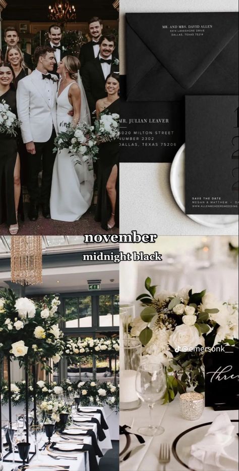 Godly Wedding, Wedding Color Scheme, Black And White Wedding Theme, Tan Wedding, Dream Wedding Decorations, White Wedding Theme, Black And White Wedding, Black White Wedding, Cute Wedding Ideas