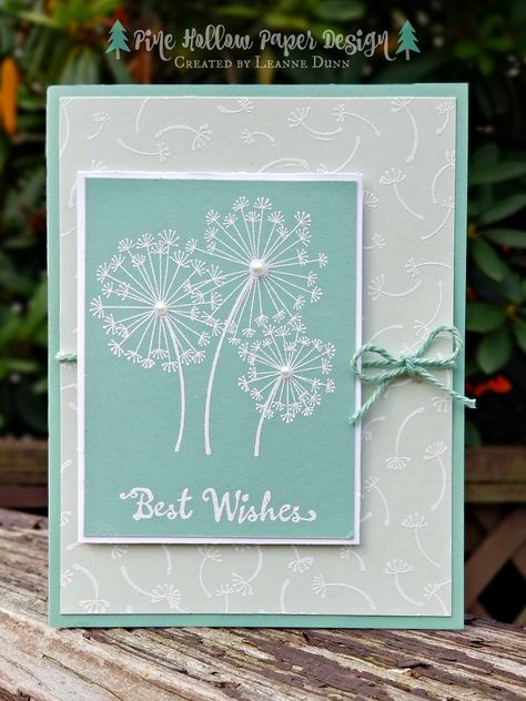 Dandelion Wishes Stampin Up Cards Sympathy, Stampin Up Best Wishes Cards, Stampin Up Dandelion Wishes Cards, Dandelion Wishes Stampin Up Cards, Stampin Up Dandelion Wishes, Dandelion Card, Dandelion Cards, Best Wishes Messages, Best Wishes Card