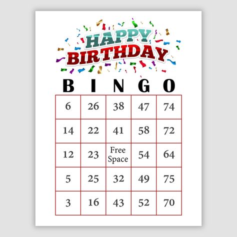 100 Birthday Bingo Cards, Pdf Download, 1 per page, 75 call, Instant Printable Fun Party Game Birthday Bingo, Bingo Cage, Custom Bingo Cards, Bingo Calls, Legal Terms, Free Bingo Cards, 100 Birthday, Online Bingo, Bingo Template