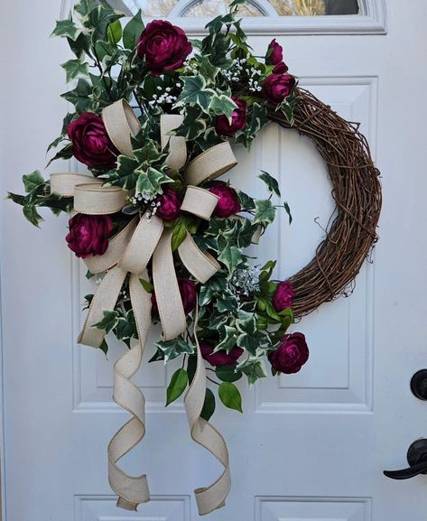 Summer Wreath, Door Wreaths, Door Decorations