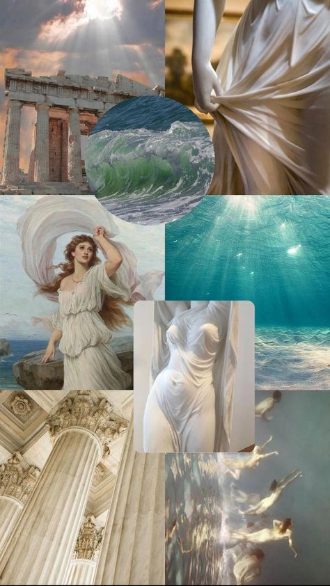 Greece Mood Board, Greece Moodboard, Ancient Greece Fashion, Spiritual Wallpapers, Greek Aesthetic, Aphrodite Aesthetic, Greece Outfit, Greece Fashion, Classical Greece