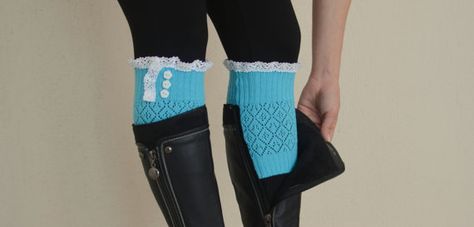 Boot cuff pattern