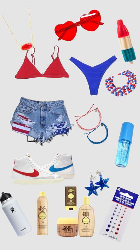 FOURTH OF JULY FIT!!! #outfitinspo #4thofjuly #july #beach #beachgirl #usa Fourth Of July Swimsuit, Fourth If July Outfits, Fourth Of July Bathing Suit, Fourth Of July Fits, Cute Fourth Of July Outfits, Forth Of July Outfit, 4th Of July Fits, July 4th Outfits, Fourth Of July Pics