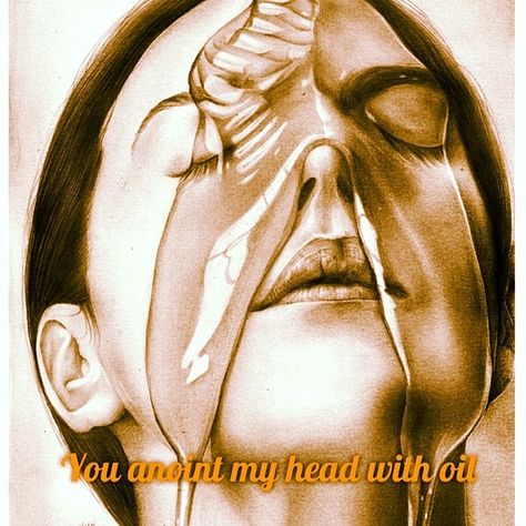 You anoint my head with oil and my cup overflows. Royalty Anoint My Head With Oil, My Cup Overflows, Christian Background Images, Christian Backgrounds, God's Heart, Prophetic Art, Christian Art, Portrait Tattoo, Background Images