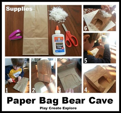 Bear Cave Craft, Hibernation Preschool Crafts, Hibernating Bear Craft, Preschool Hibernation, Hibernation Preschool Activities, Hibernation Crafts, Hibernation Preschool, Cave Craft, Winter Hibernation