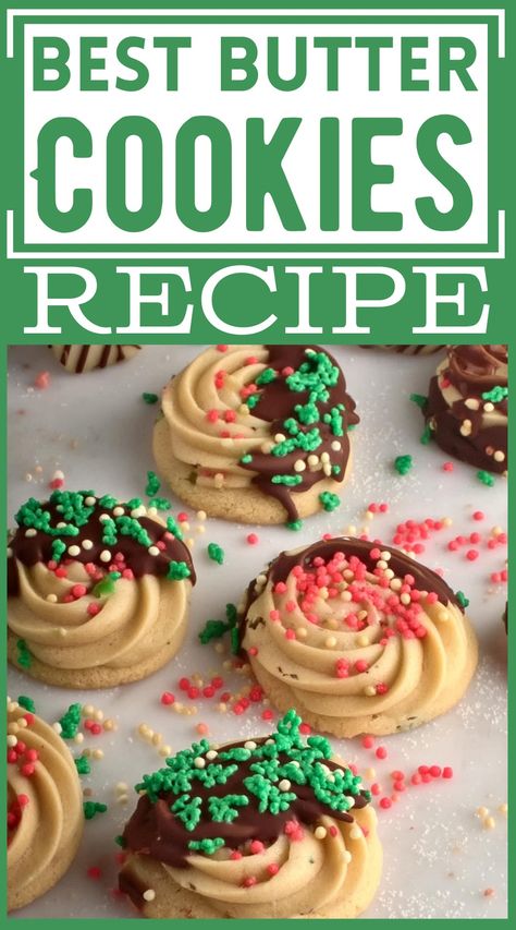 Best Butter Cookies Recipe For Christmas Sweetness Christmas Butter Biscuits, Butter Cookies Recipe Cookie Press, Cookie Press Butter Cookies, Butter Christmas Cookies Recipes, Worlds Best Butter Cookies, Easy Christmas Butter Cookies, Butter Cookies Decoration, Christmas Butter Cookies Recipes Easy, Recipe For Butter Cookies