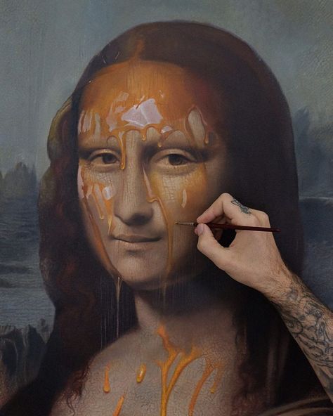 Mike Dargas, Face Png, Famous Artwork, Various Artists, Mona Lisa, Tattoos, On Instagram, Instagram, Art