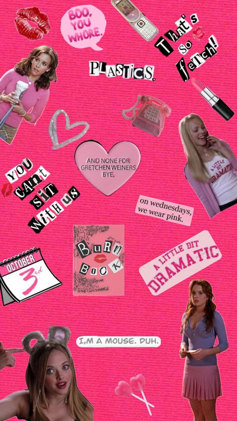 Mean Girls💄💋#viral#blowup#vibes Mean Girls Photobooth, Gretchen Weiners, Mean Girl Quotes, Girls Cuts, Girls Rules, Pretty Acrylic Nails, Girl Wallpaper, Barbie Girl, Mean Girls