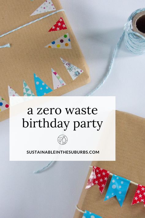 Wondering how to throw an eco-friendly birthday party for your child? Check out these tips and tricks for a sustainable celebration! Zero Waste Birthday Party, Recycle Birthday Party, Eco Friendly Birthday Party Decorations, Eco Friendly Backdrop, Eco Birthday Party, Eco Birthday Decorations, Crunchy Birthday Party, Sustainable Birthday Party, Budget Birthday Party Ideas Kids