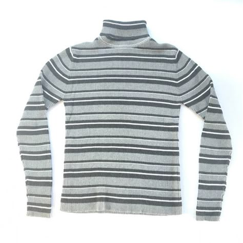 90's Grunge Ribbed Striped Turtleneck Long Sleeve Top ($22) ❤ liked on Polyvore featuring tops, sweaters, turtle neck sweater, grey turtleneck sweater, grey sweaters, striped turtleneck and cotton turtleneck Cotton Turtleneck, Grunge Shirt, Turtleneck Sweaters, Grey Turtleneck Sweater, 90's Grunge, Ribbed Turtleneck Sweater, Turtleneck Shirt, Turtleneck Long Sleeve, Striped Turtleneck