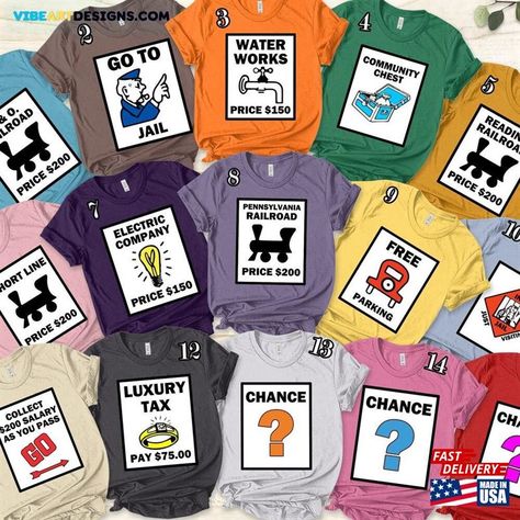 Monopoly Game Halloween Costume Shirt Hoodie T-Shirt Check more at https://vibeartdesigns.com/product/monopoly-game-halloween-costume-shirt-hoodie-t-shirt/ Monopoly Shirt, Vbs 2024, Monopoly Game, Fundraising Ideas, Costume Shirts, Monopoly, Halloween Costume, Hoodie Shirt, Halloween Costumes