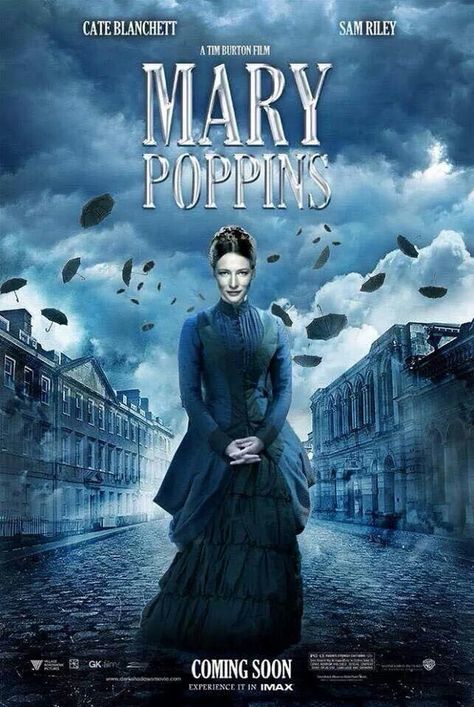 New Tim Burton movie Mary Poppins Poster, Disney Live Action Movies, Night Film, Tim Burton Art, Tim Burton Films, Tim Burton Movie, Live Action Movie, Cinema Posters, Upcoming Films