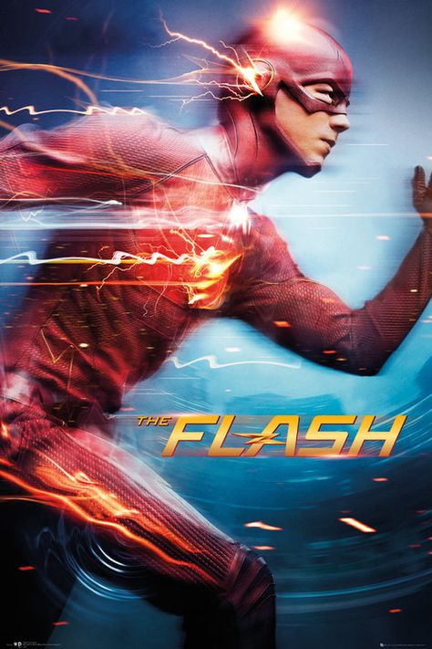 The Flash Speed Maxi Poster The Flash Poster, The Flash Season 2, Dc Comics Poster, Flash Characters, Flash Barry Allen, The Flash Grant Gustin, Flash Tv Series, The Flash Season, Flash Gordon