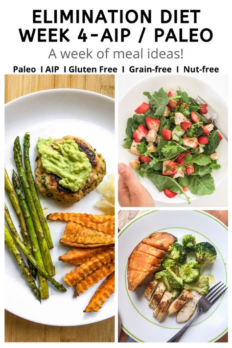 Here is a week of meal ideas while on a variation of the AIP diet! A week of AIP breakfast, lunch and dinner ideas. #eliminationdiet #eliminationdietmealplan #inflammationspectrum Elimin8 Recipes, Elimation Diet, Aip Elimination Diet, Elimination Diet Breakfast, Week Of Breakfast, Elimination Diet Plan, Elimination Diet Meal Plan, Breakfast Lunch And Dinner Ideas, Autoimmune Diet Recipes