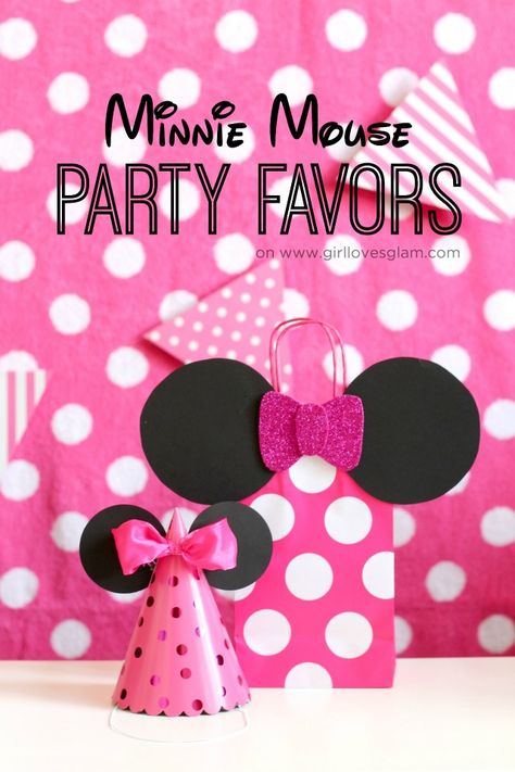 Minnie Mouse Party Favors on www.girllovesglam.com Party Favors Minnie Mouse, Mini Mouse Party Favors Goody Bags, Diy Minnie Mouse Candy Bags, Minnie Mouse Giveaways Ideas, Minnie Mouse Party Favors, Minnie Mouse Party Favor, Minnie Mouse Theme Party Amazon.com, Wrap Tutorial, Minnie Mouse 1st Birthday