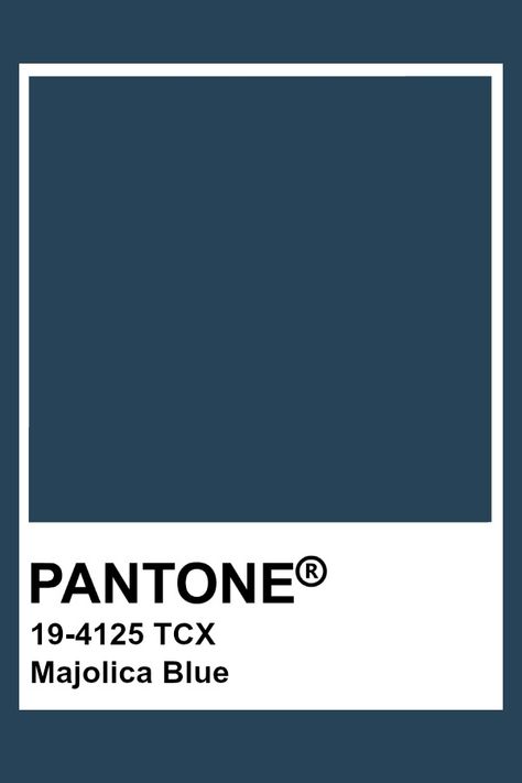 PANTONE 19-4125 TCX Majolica Blue  RGB : 39 67 87  HEX/HTML : 274357 Deep Blue Kitchen, Peter Core, Pantone Azul, Pantone Verde, Forest Biome, Pantone Tcx, Majolica Blue, Pantone Color Chart, Pantone Swatches