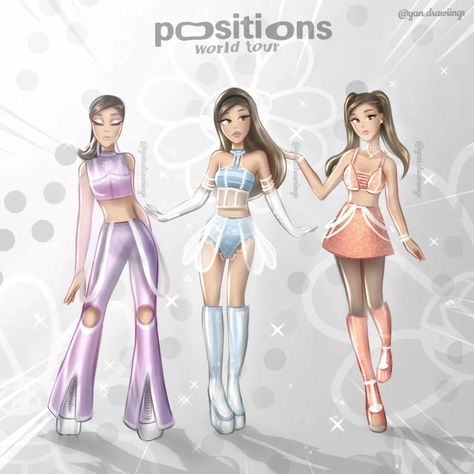 Swt Outfits, Ariana Grande World Tour, Ariana Grande Performance, Ariana Grande Anime, Ariana Grande Concert, Body References, Ariana Grande Outfits, Ariana Grande Fans, Ariana Grande Cute