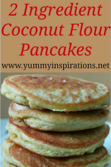 Pancake Recipe No Baking Powder, Paleo Pancake Recipe, Coconut Flour Pancakes Recipe, Waffle Recipe Healthy, Easy Waffle Recipe, Keto Breakfast Smoothie, Coconut Flour Pancakes, Paleo Pancakes, Healthy Pancake Recipes