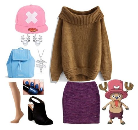 One Piece: Chopper Girly Clothes Chopper Inspired Outfit, Chopper Outfits One Piece, Chopper One Piece Cosplay, One Piece Inspired Outfits, Anime Bounding, Chopper Cosplay, One Piece Costume, Chic Black Outfits, One Piece Chopper