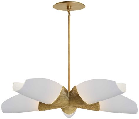 KELLY WEARSTLER | UTOPIA MEDIUM FIVE ARM CHANDELIER. Gild Kelly Wearstler Lighting, Hotel Lighting, Drop Light, Drop Lights, Lamp Ceiling, Lighting Chandeliers, Arm Chandelier, 5 Light Chandelier, Overhead Lighting