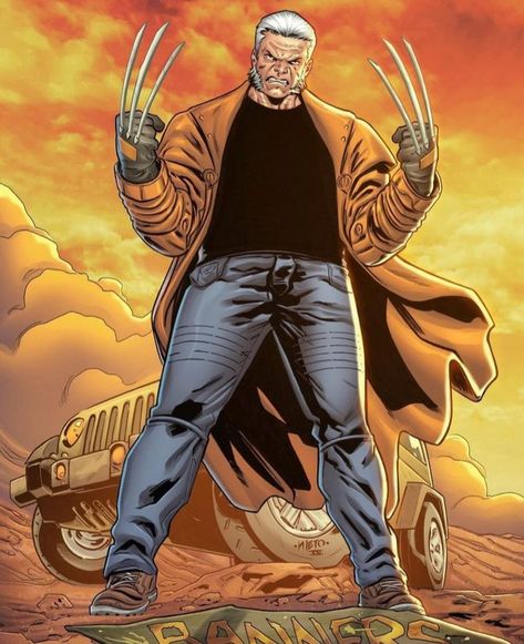 Old Man Logan Comic, Marvel 2099, Logan Howlett, James Howlett, Old Man Logan, Marvel And Dc Characters, Logan Wolverine, Dc Characters, Avengers Assemble