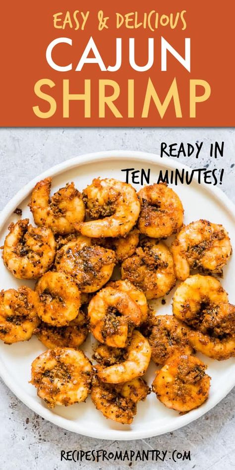 This Cajun Shrimp Recipe is packed with flavour and ready to serve in just 10 mins! Tasty shrimp are delightfully crusted with Cajun seasonings on the outside whilst staying juicy and tender on the inside. Perfect for serving at your Mardi Gras celebration, or anytime you are craving a taste of the bayou. Click through to get this awesome recipe!! #cajunshrimp #cajunshrimprecipe #lowcarbrecipes #wwrecipes #cajunrecipes #mardigras Cajun Grilled Shrimp, Grilled Shrimp Seasoning, Cajun Shrimp Recipe, Cajun Seasonings, Cajun Seasoning Mix, Goulash Soup, Cajun Shrimp Recipes, Grilled Shrimp Recipes, Shrimp Appetizers