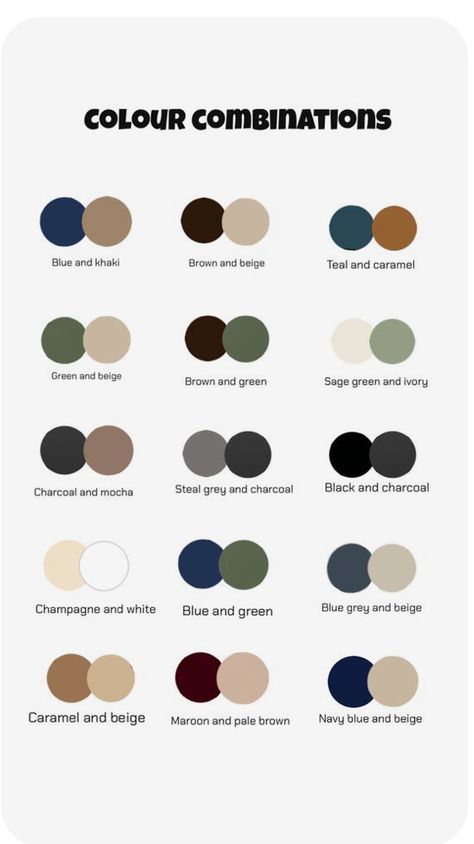 Color Pallets Outfits, Men’s Clothing Color Combinations, Best Colour Combinations Clothes For Men, Color Combination Outfit Men, Colour Palette For Outfits, Black And White Color Combinations, Men Clothing Color Palette, Colour Palette For Dress, Good Outfit Color Combos