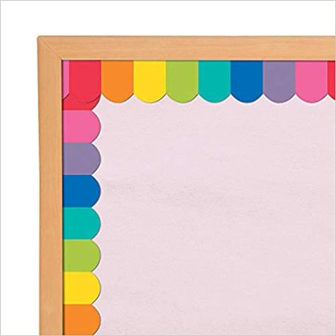 Hello Sunshine Rainbow Scalloped Borders : Ralbusky, Melanie: Amazon.com.au: Books Boarders For Bulletin Boards, Soft Board Decoration, Rainbow Bulletin Boards, Colorful Bulletin Boards, Classroom Borders, Summer Bulletin Boards, Bulletin Board Design, School Board Decoration, Bulletin Board Borders