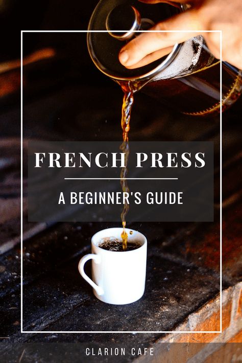 Are you a beginner to brewing coffee with a french press? The French press is an easy and inexpensive way to achieve a full flavored cup of coffee. This guide offers instructions on how to use and clean your french press. Brewing Coffee, Coffee Facts, Coffee Press, French Press Coffee, Gourmet Coffee, Coffee Tasting, Coffee Drinkers, Blended Coffee, Great Coffee