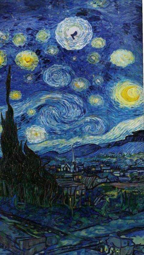 noite estrelada Doodle Art For Beginners, Arte Van Gogh, Funny Photography, Anime Scenery Wallpaper, Love Painting, Miniature Art, Scenery Wallpaper, Aesthetic Backgrounds, Interesting Facts