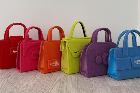 Record Bag, Bright Bag, North Face Outfits, North Face Bag, Upcycled Bag, The North Face Fleece, Sustainable Bag, Concept Clothing, Women's Bags By Style