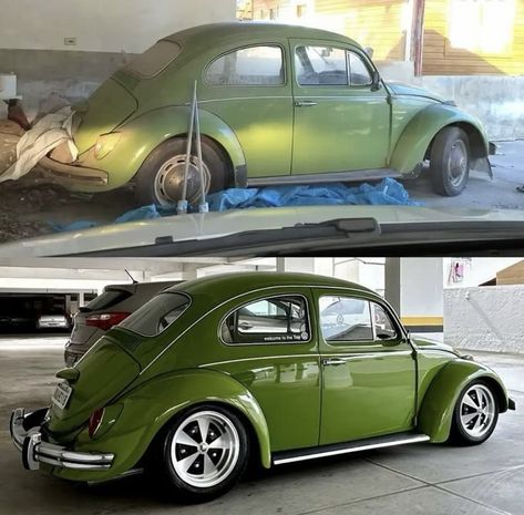 Slug Bug, Vw Super Beetle, Hot Vw, Classic Road Bike, Super Beetle, Kombi Home, Vw Aircooled, Vintage Volkswagen, Cool Car Pictures