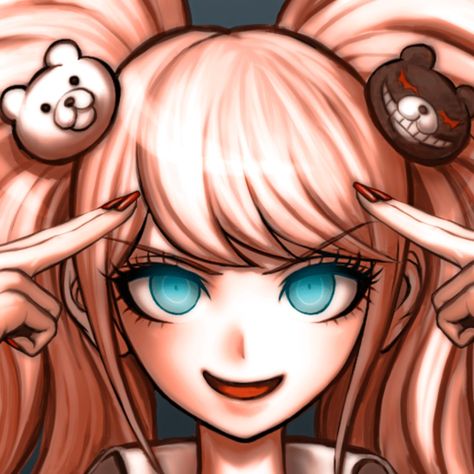 Danganronpa Junko, Junko Enoshima, Danganronpa Trigger Happy Havoc, Danganronpa 1, Danganronpa Memes, Do Cute, Trigger Happy Havoc, Trigger Happy, Danganronpa 3