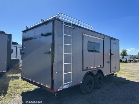 New 2024 8.5x20 Colorado Off Road Trailer - Cargo Trailer / Toy Hauler Custom Cargo Trailers, Motorcycle Cargo Trailer, Cargo Trailers For Sale, Enclosed Car Trailer, Cargo Trailer Camper Conversion, Toy Hauler Camper, Car Hauler Trailer, Cargo Trailer Conversion, Trailer Conversion