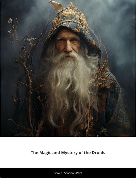 One of the most famous figures associated with the Druids is Merlin. According to legend, Merlin was born to a mortal mother and a supernatural father, and he inherited his father’s magical powers. Merlin The Magician, Witchcraft Art, Patterns Of Nature, Folk Lore, Magic And Mystery, Fairytale Forest, Famous Historical Figures, Arthurian Legend, Folk Magic