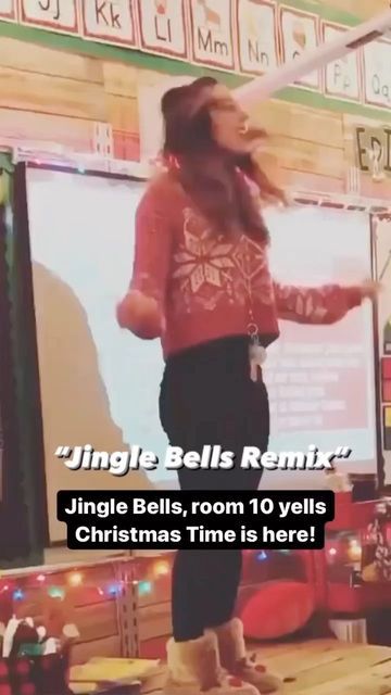 Mrs. Munch’s Munchkins on Instagram: "JINGLE BELLS REMIX 🔔 Your students will love getting into the holiday spirit with this tune! 🎄 This resource is intended for classrooms in which all families celebrate Christmas. 🎄 I love signing this remastered version with my students every year! ❤️ It brings a lot of joy to our classroom & is perfect for caroling to others around the school! 🎶 This video is from when I taught at a private Christian school, so the lyrics reflected our common beliefs. N Private Christian School, Classroom Songs, Morning Songs, Christmas Time Is Here, Christian School, Christmas Classroom, Classroom Fun, Classroom Community, Celebrate Christmas