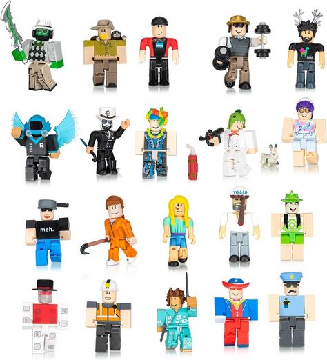 Roblox Action Collection: from The Vault 20 Figure Pack [Includes 20 Exclusive Virtual Items] for 6 years and up, includes One Collector's Set#roblox #toys Roblox Toys, Armadura Ninja, Roblox Character, Games Roblox, Avatar Characters, Play Roblox, Classic Series, Movie Genres, Black Accessories