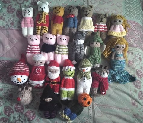 Knitted Comfort Bears, Knitted Dolls Free Patterns Easy, Izzy Dolls, Comfort Dolls, Knitting Dolls Free Patterns, Knitted Dolls Free, Knit Inspiration, Knitting Toys, Sock Doll