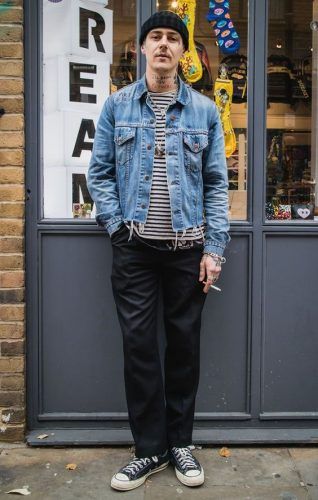 Men's Street Style Photography, Jaket Denim, Men's Denim Style, Street Style Outfits Men, Mens Outfit Inspiration, Mens Fashion Streetwear, Street Fashion Photography, Style Photography, Men Street