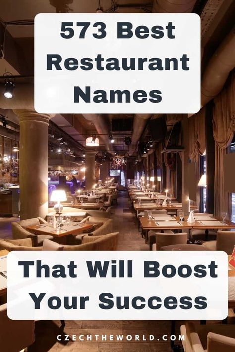 573 Best Restaurant Names to Boost Your Business Success 1 Shop Name Ideas, Irish Bar, Baby Name Generator, Catchy Names, Healthy Restaurant, Cool Restaurant, Restaurant Names, Unique Restaurants, Names Ideas