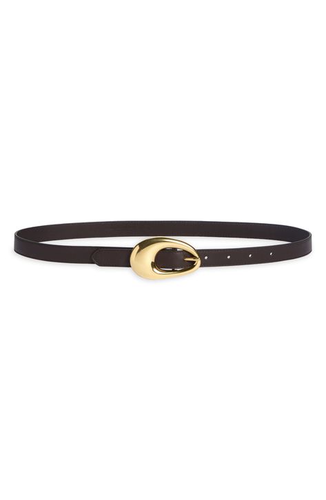 Bottega Veneta Drop Buckle Leather Belt available at #Nordstrom Bottega Veneta Belt, Bottega Veneta, Leather Belt, Fashion Accessories, Buckle, Nordstrom, Leather