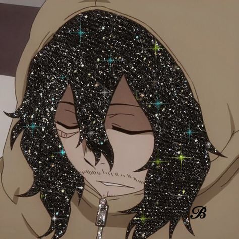 Glitter Profile Picture Anime, Sparkle Anime Pfp 2020, Mha Sparkle Pfp, Glitter Anime Pfp Mha, Aizawa Glitter Pfp, Sparkly Jjk Pfp, Anime Pfp 2020 Mha, 2020 Anime Pfp Glitter Mha, Mha Glitter Pfp