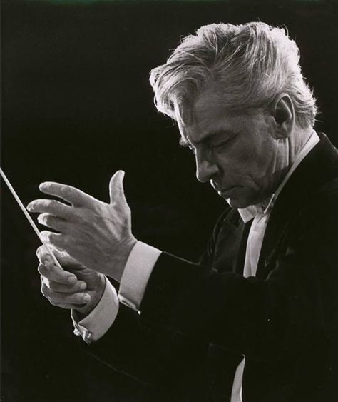 The face of sublimity...  Herbert Von Karjan Conductor Batons, Berlin Philharmonic, Vienna Philharmonic, Orchestra Conductor, Herbert Von Karajan, Musician Portraits, Classical Music Composers, Classical Musicians, Classic Music