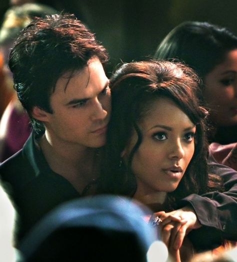 Bonnie and Damon Bonnie Vampire Diaries, Damon And Bonnie, Hayley And Elijah, Bonnie Bennet, Katerina Graham, The Vampire Diaries Characters, Vampire Diaries Damon, Bonnie Bennett, Vampire Diaries Cast