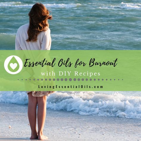 Feeling emotionally exhausted, drained, and burned out? Here you will find complimentary ways to use essential oils for burnout relief and prevention, plus DIY recipes and tips on how to use them. Can Essential Oils Prevent Burnout? Burnout can occur from work problems, stress in your home life, challenges with your re Ways To Use Essential Oils, Sleeping Essential Oil Blends, Essential Oil Inhaler, Cypress Oil, Cypress Essential Oil, Diy Essential Oil Recipes, Aromatherapy Recipes, Essential Oils For Massage, Bath Recipes