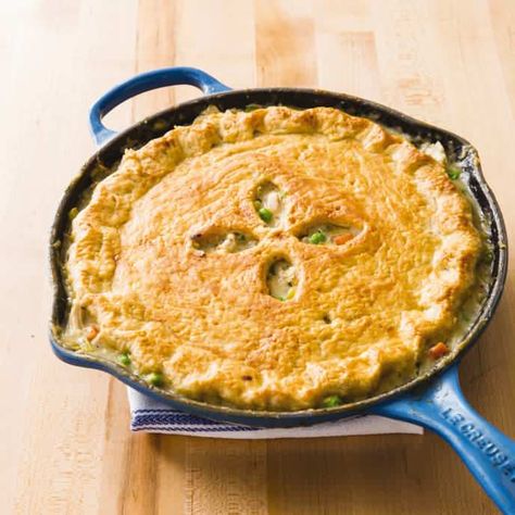 Cast Iron Chicken Pot Pie | America's Test Kitchen Cast Iron Chicken Pot Pie, American Test Kitchen, Cast Iron Chicken, Iron Skillet Recipes, Cooking App, America's Test Kitchen Recipes, Cast Iron Skillet Recipes, Cast Iron Recipes, Pot Pies Recipes