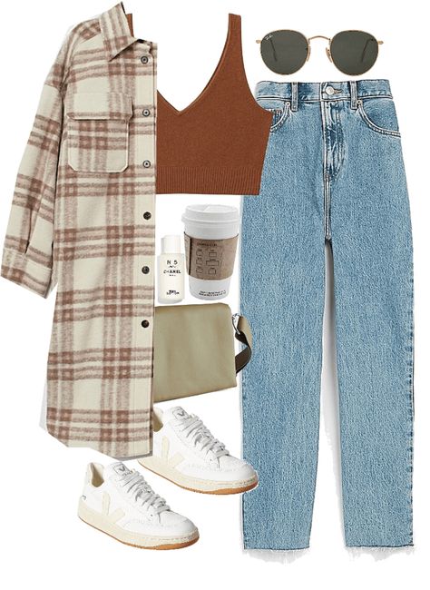 Casual Outfit Wardrobe, Menswear Inspired Fashion For Women, How To Style Sweatshirt Outfit Ideas, Warm Colors Outfit, Low Effort Outfits, Adult Women Outfits, Joshua Tree Outfit Ideas, Otdd Outfit, Cute Jeans Outfit