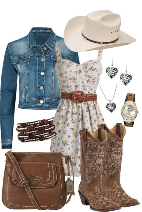 Barn Dance Outfit, Cowboy Outfits For Women, Harry Styles Concert Outfit, Bbq Outfits, Cute Cowgirl Outfits, Cowgirl Style Outfits, Cowgirl Dresses, Bota Country, Country Style Outfits