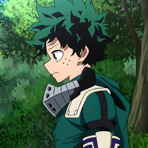 Izuku Midoriya Reference, Deku Side Profile, Izuku Side Profile, Izuku Midoriya Banner, Izuku Midoriya Side Profile, Deku Screencaps, Izuku Screencaps, My Hero Academia Screencaps, Izuku Profile Pic